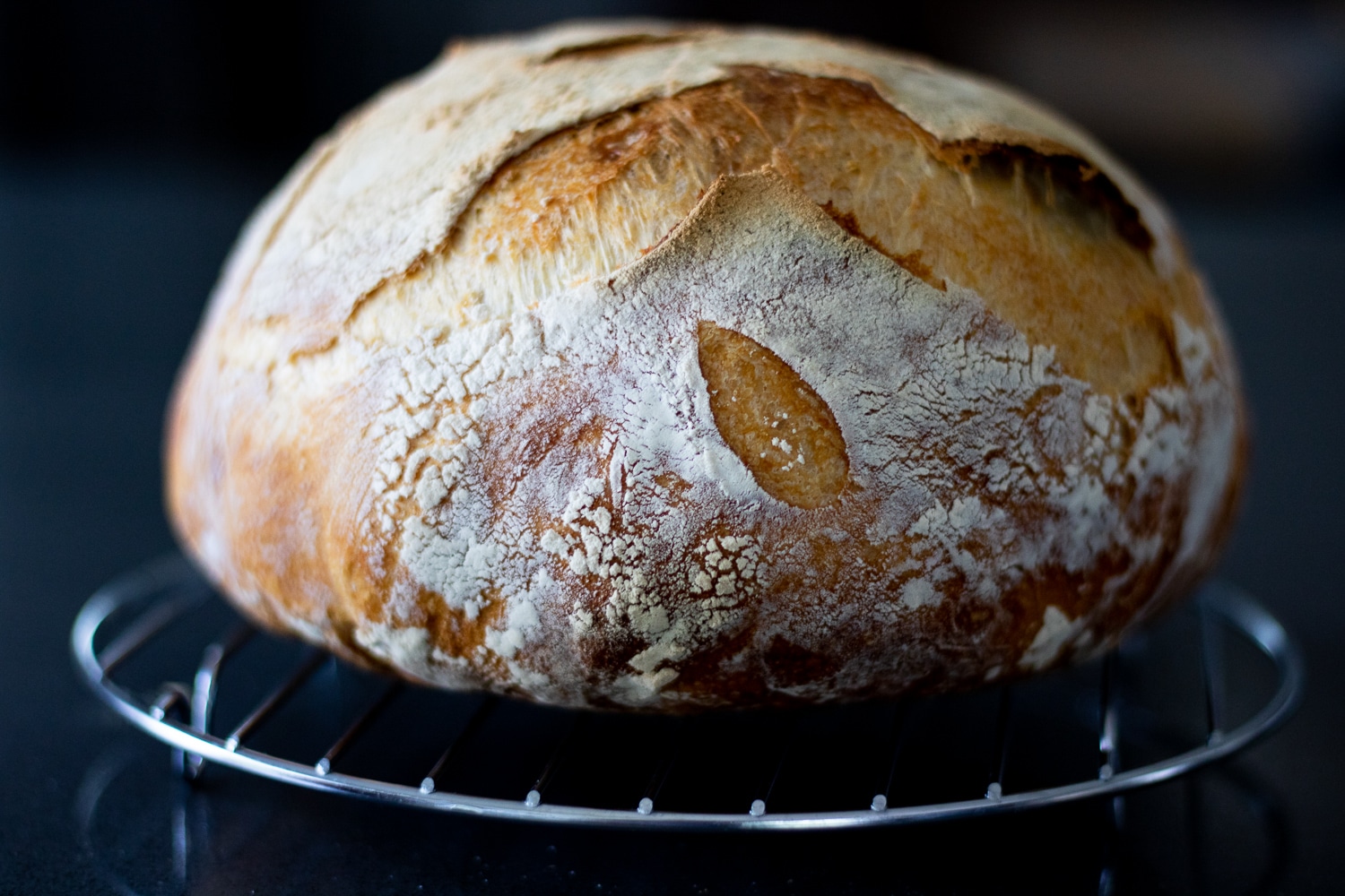 Classic French Boule Bread in Dutch-Oven - Pardon Your French