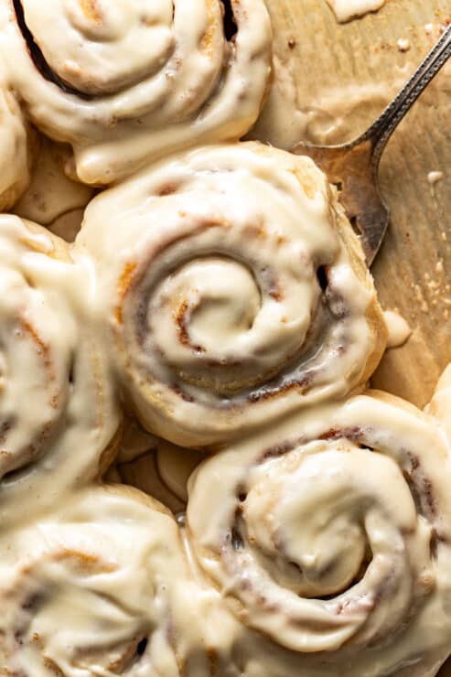 Giant buttermilk cinnamon rolls