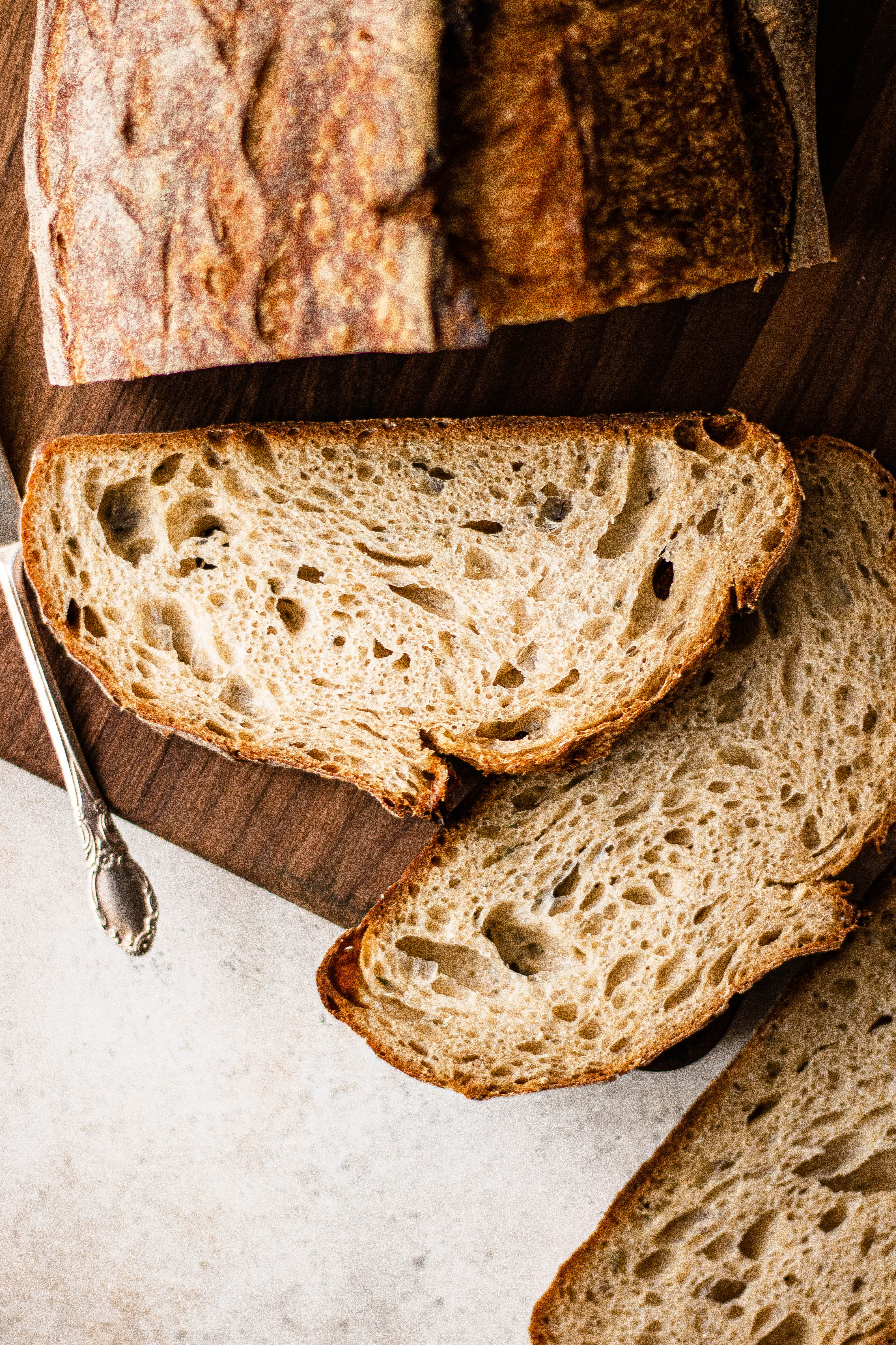 Cold Start Sourdough Bread with Overnight Dough