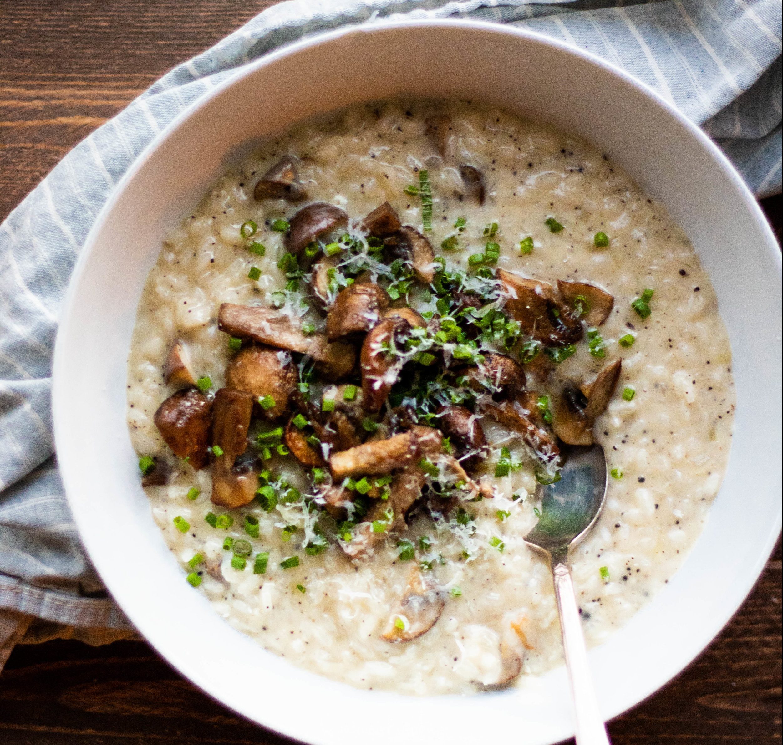 truffle mushroom risotto