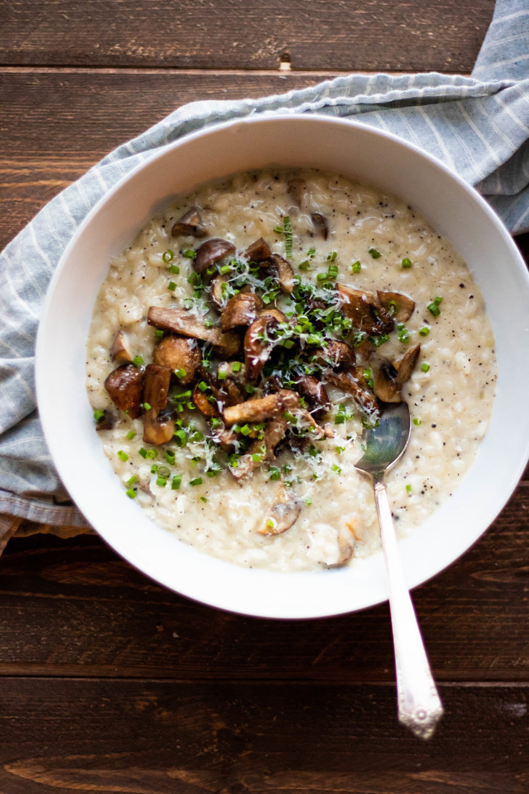 truffle mushroom risotto