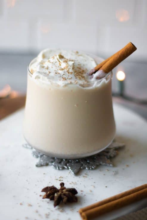 homemade eggnog recipe - holiday cocktail recipes