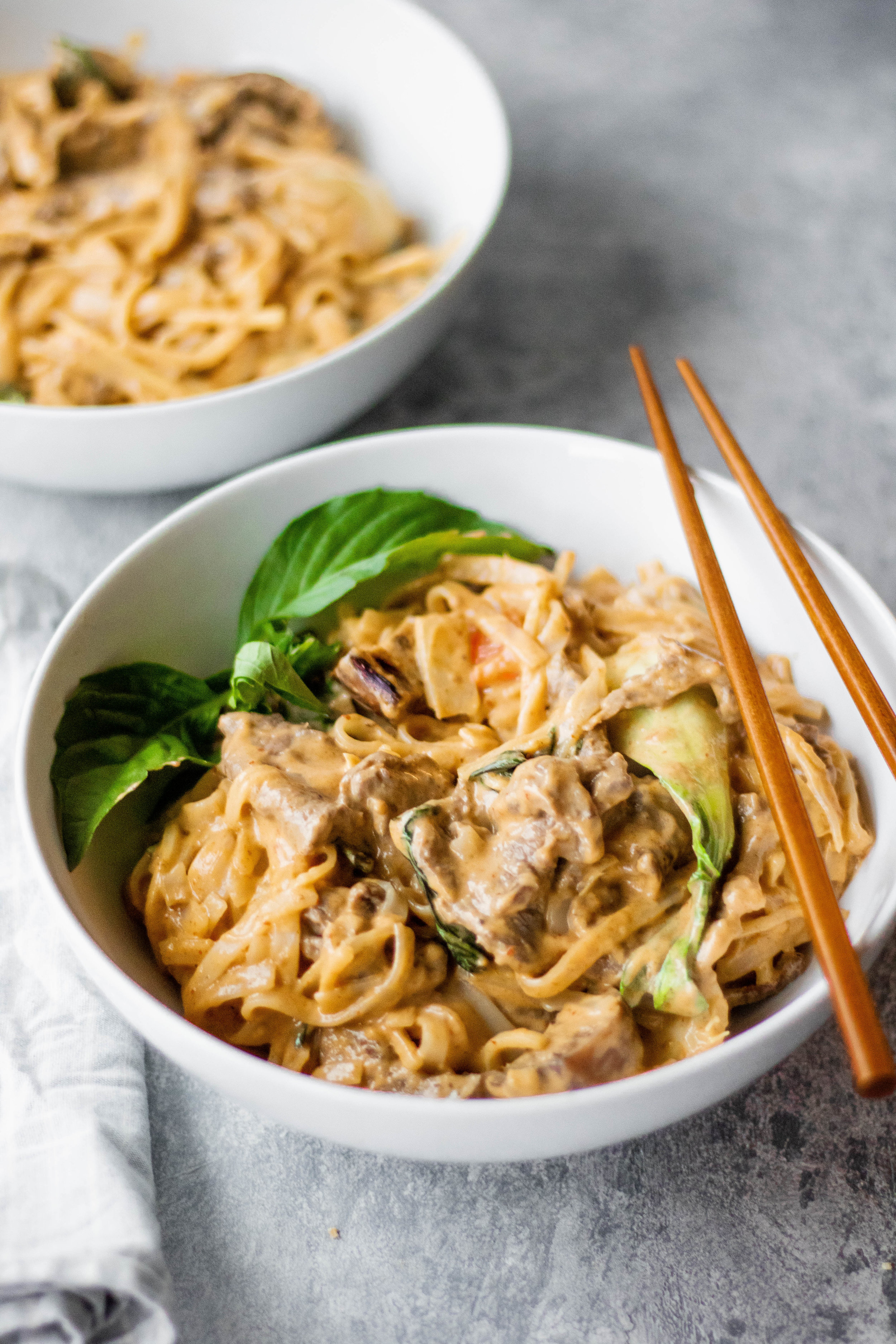 red curry beef noodles