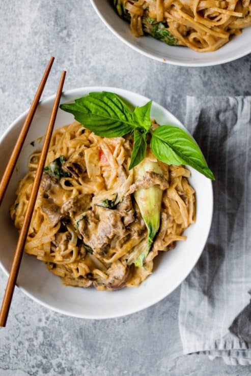 red curry beef noodles