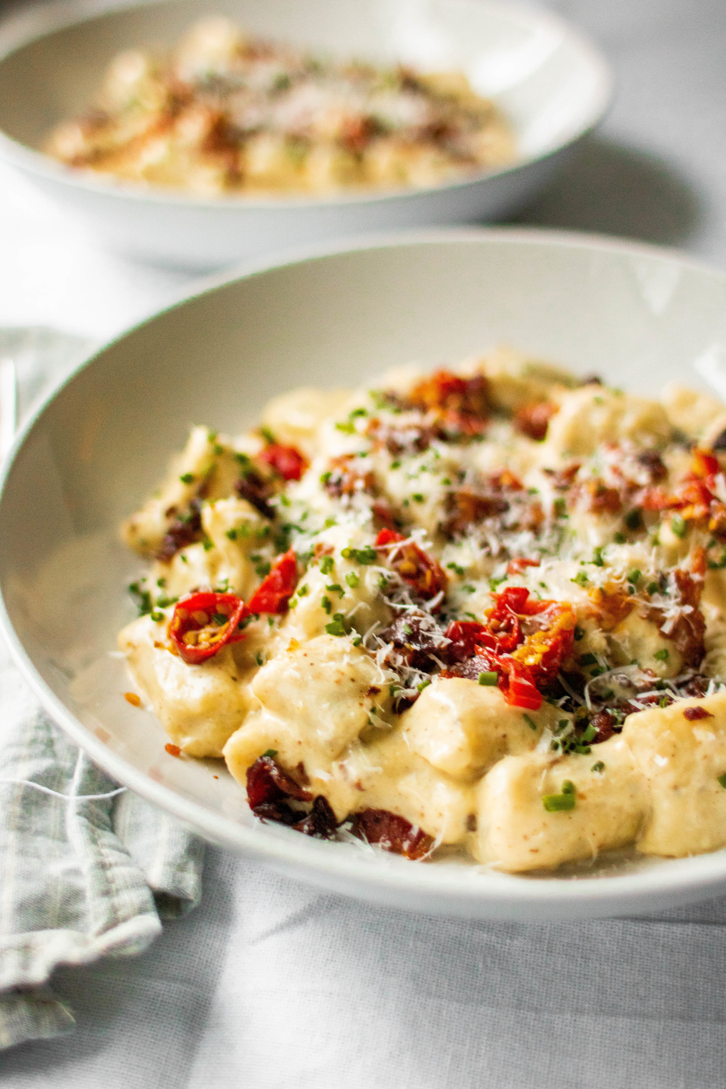 truffle ricotta gnocchi