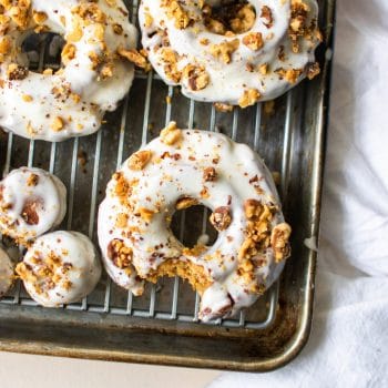 carrot cake old fashioned donuts