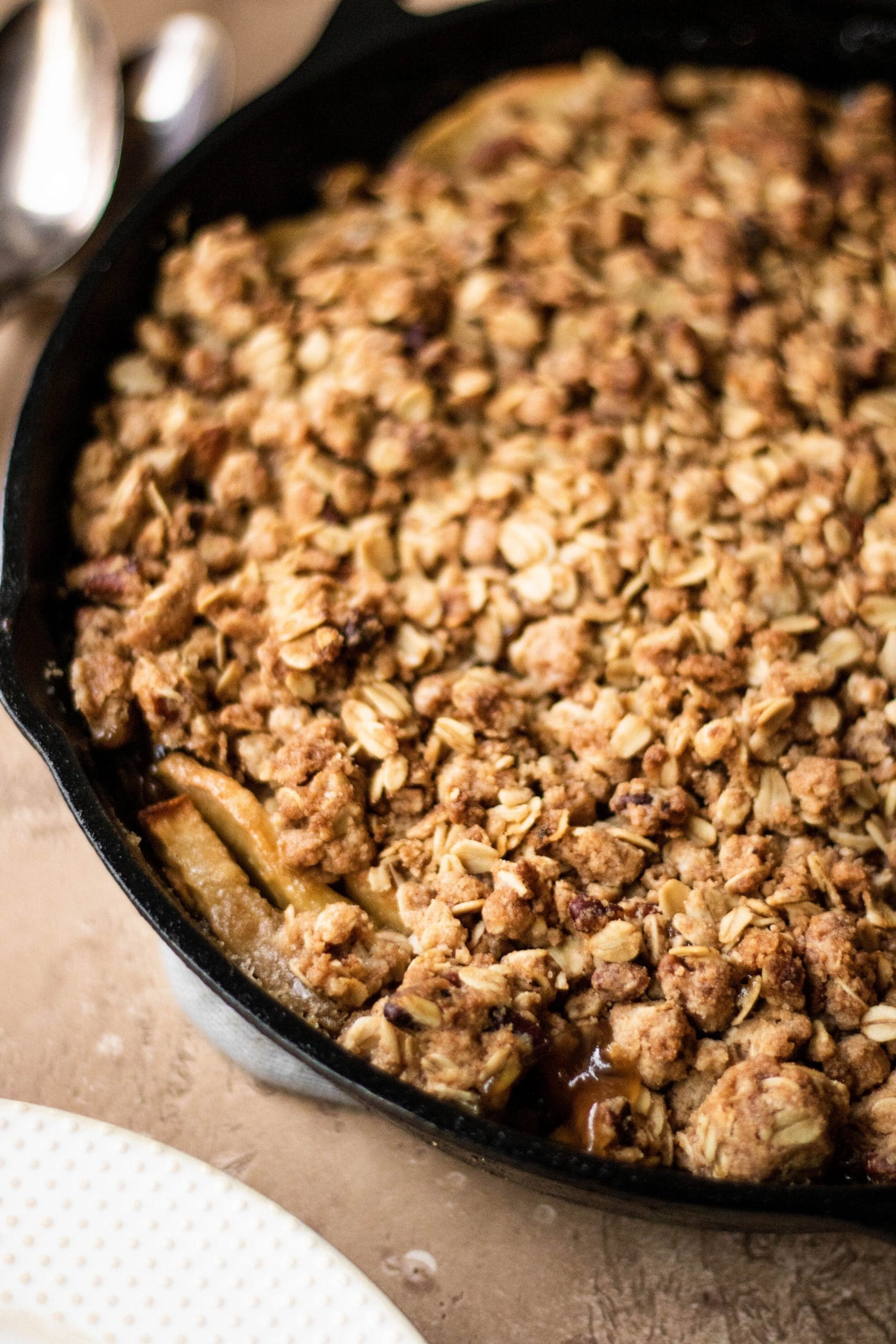 skillet apple crisp