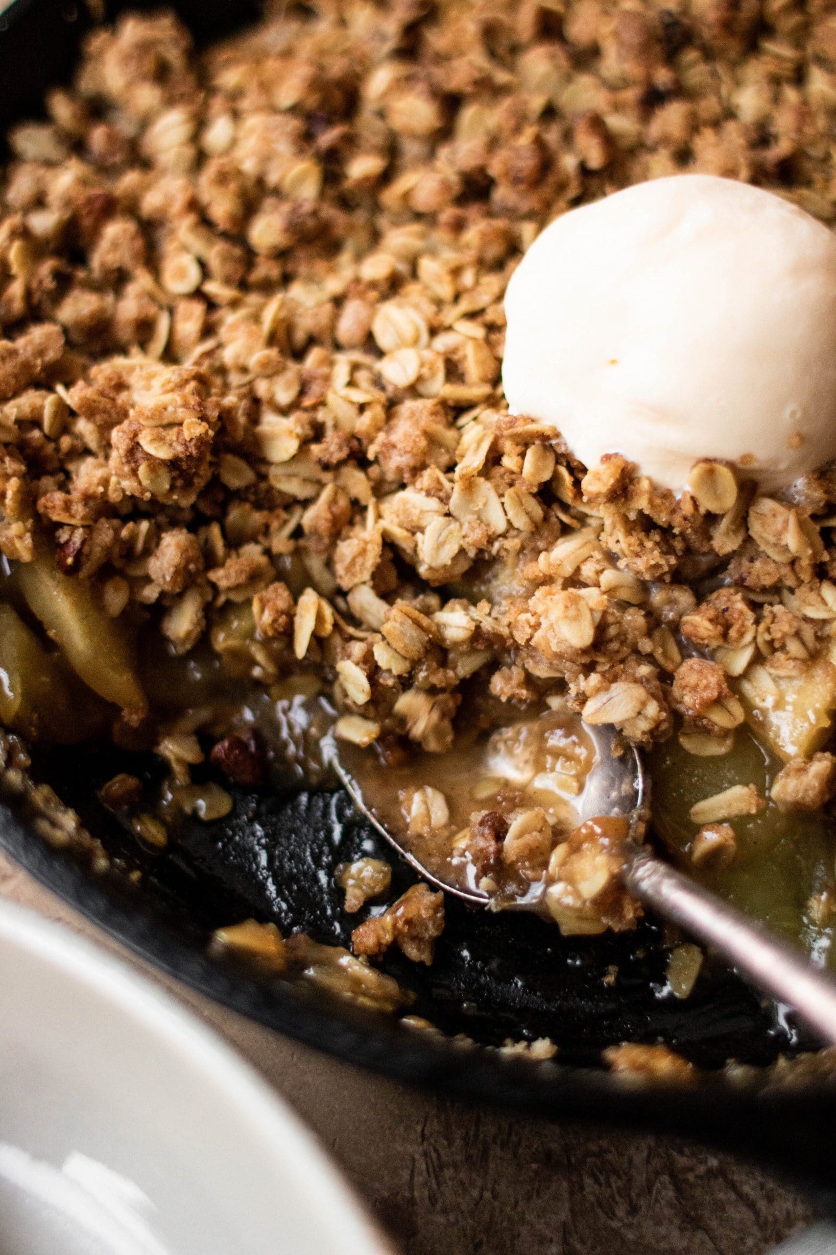 skillet apple crisp