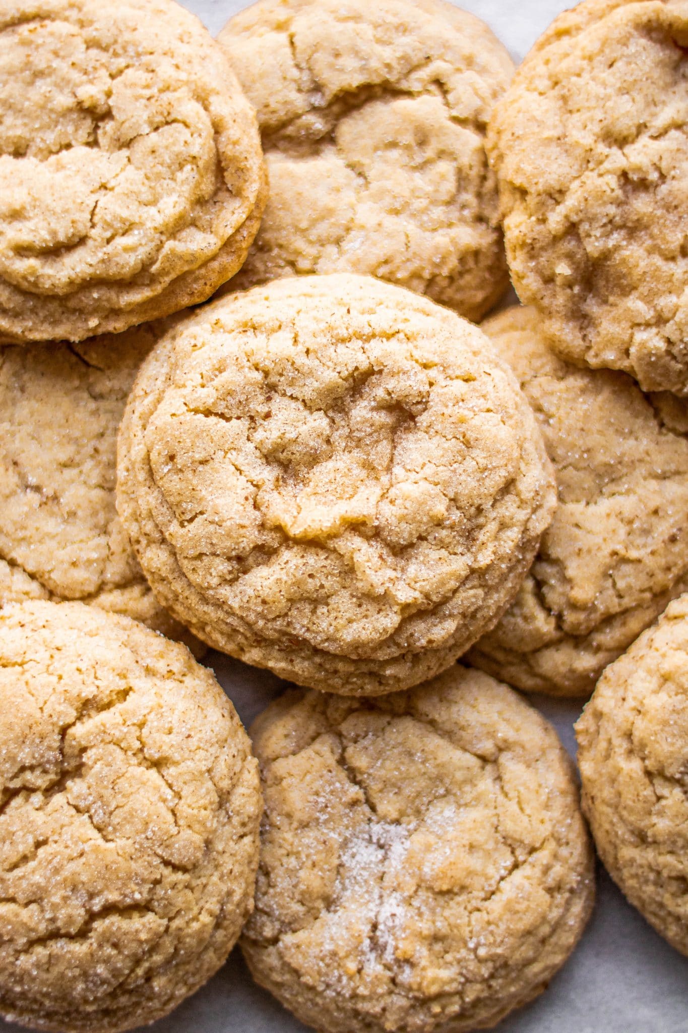 eggnog snickerdoodle cookies