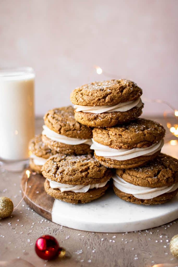 Gingerbread Cookie Sandwiches
