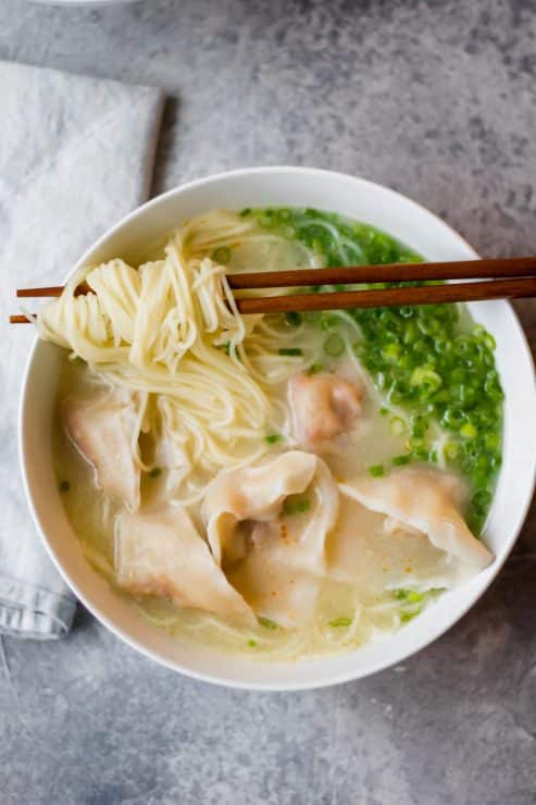 wonton noodle soup