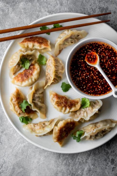 pork and cabbage dumplings - Valentine's Day Dinner Ideas