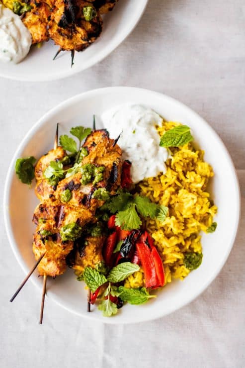 tandoori chicken bowls