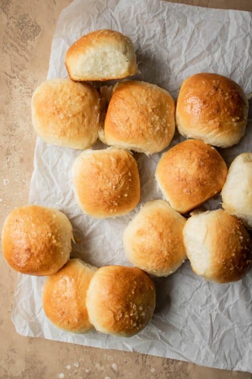 fluffy dinner rolls