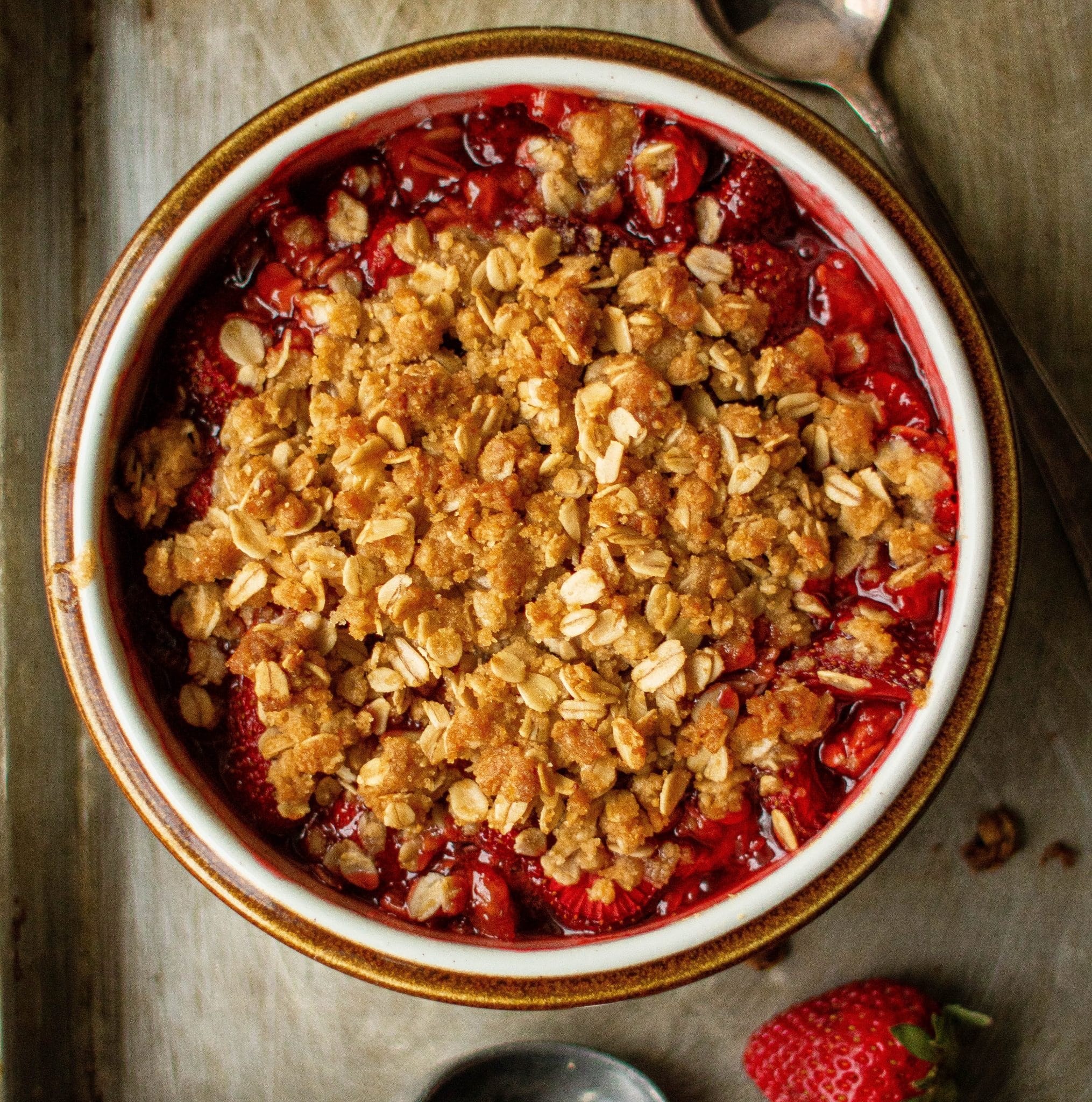 strawberry crisp