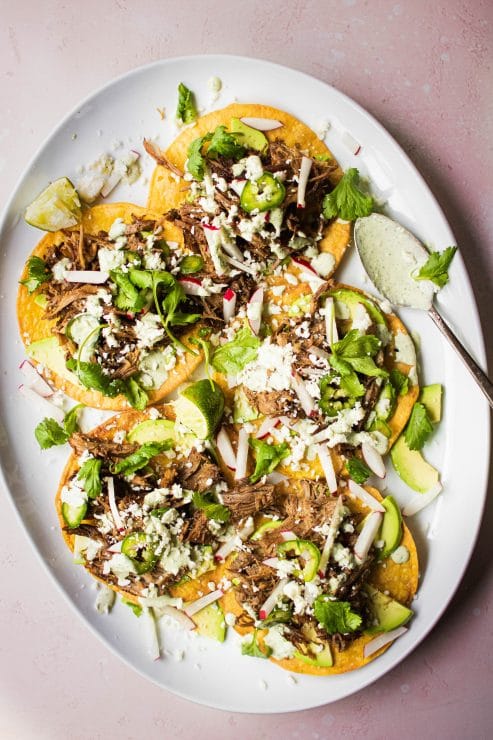 instant pot carnitas tostada