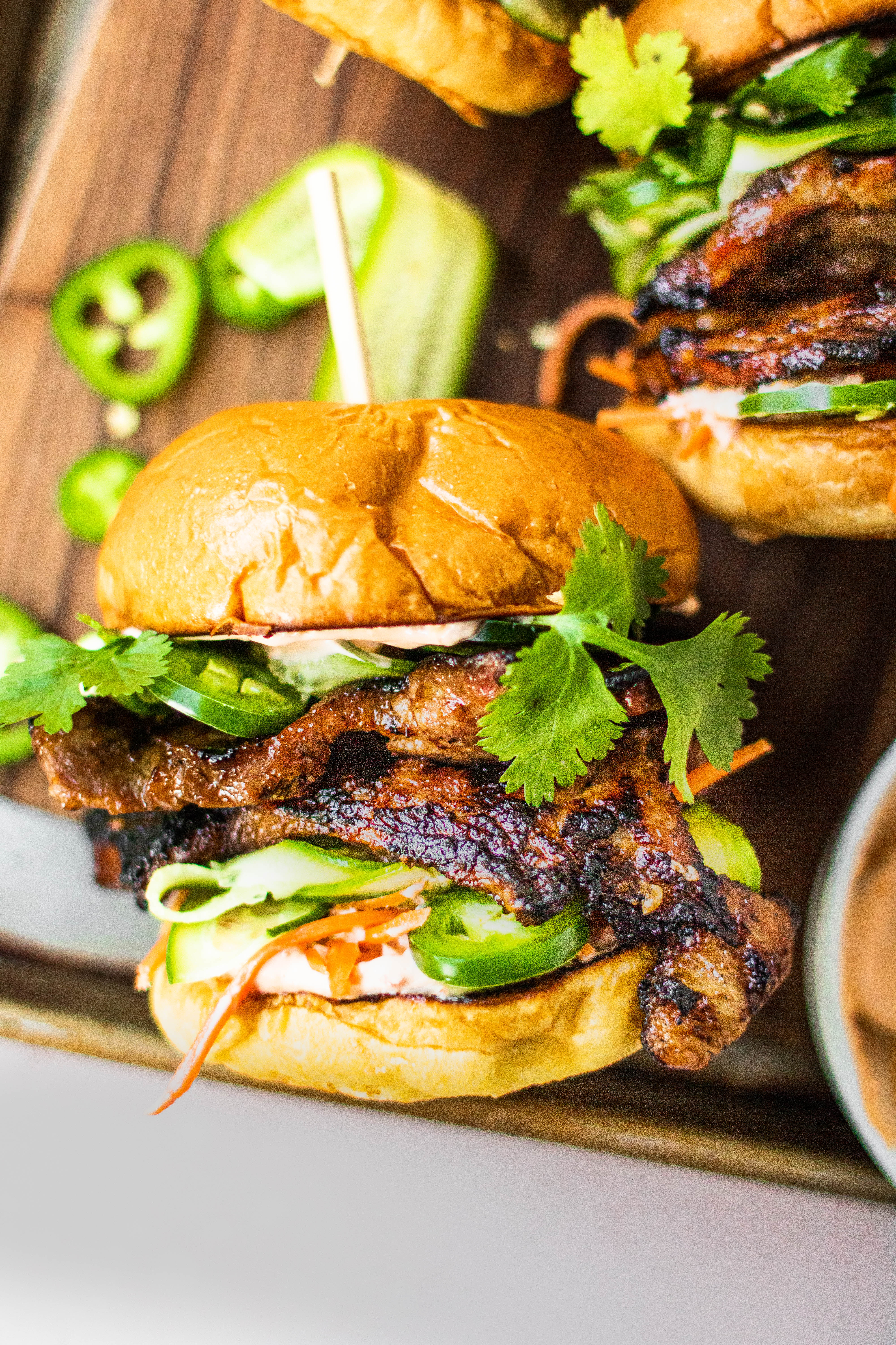 grilled pork banh mi