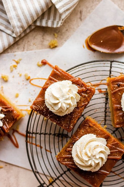 pumpkin pie bars