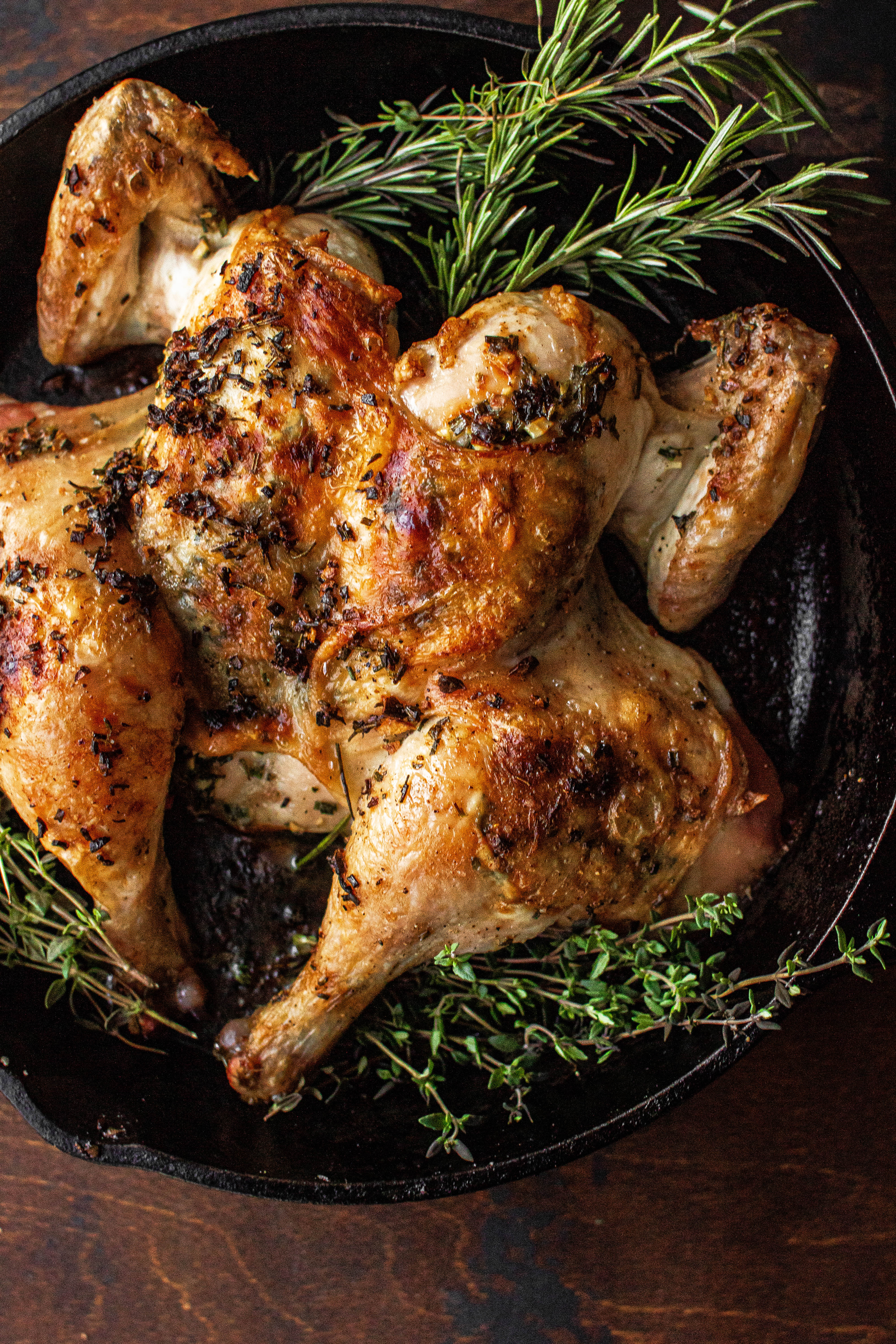 Spatchcock Roasted Chicken Recipe