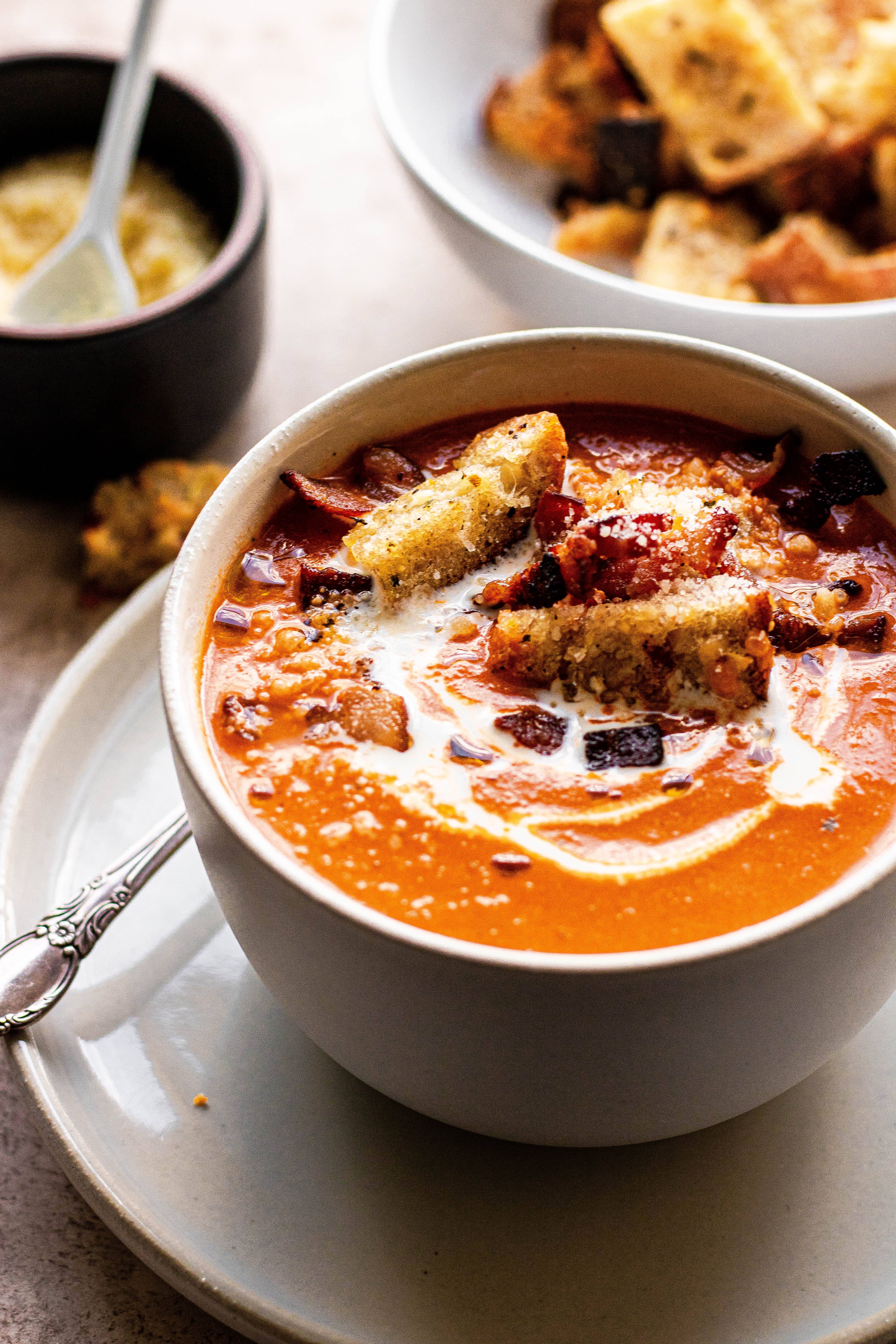 tomato bacon bisque