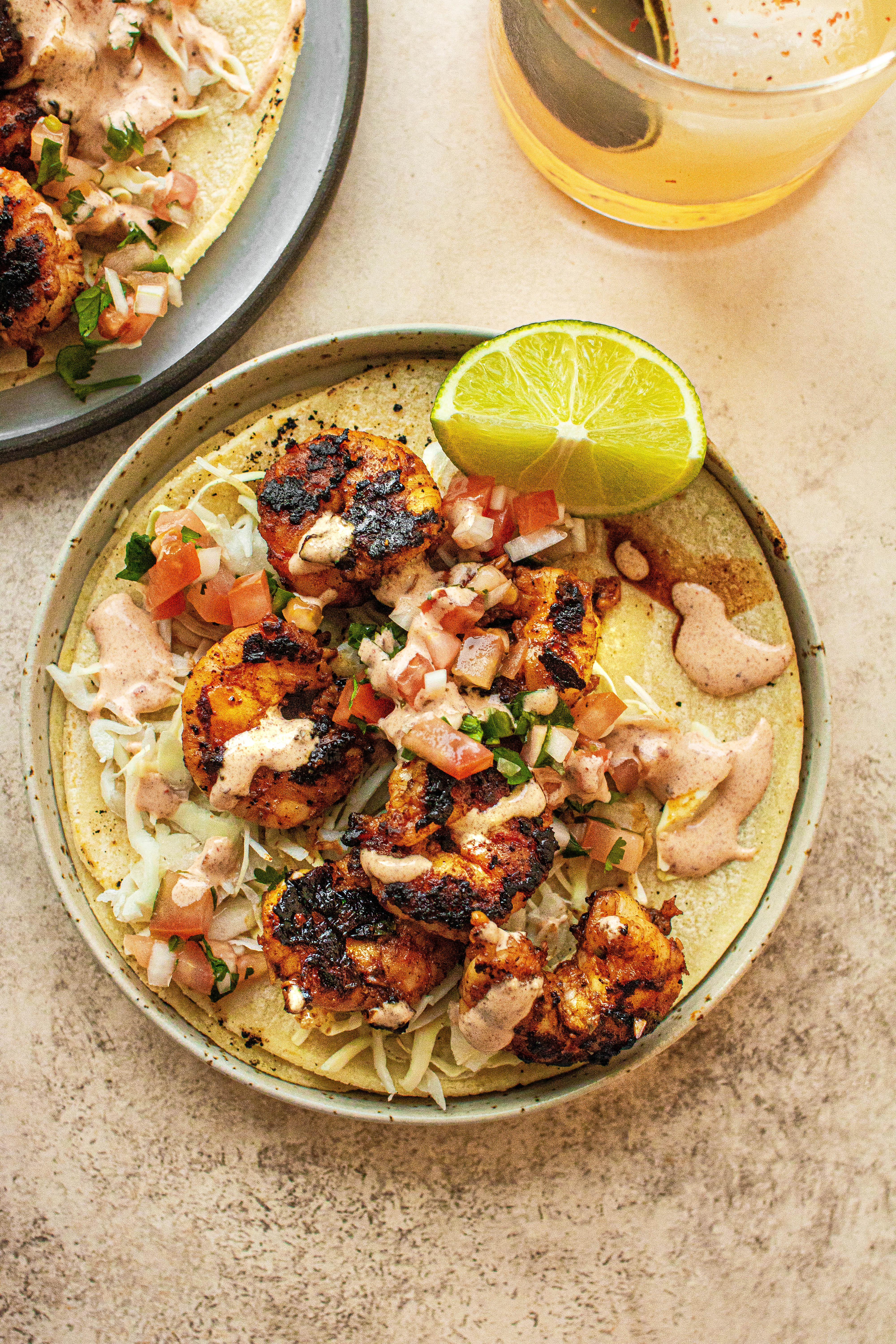 chile lime shrimp tacos