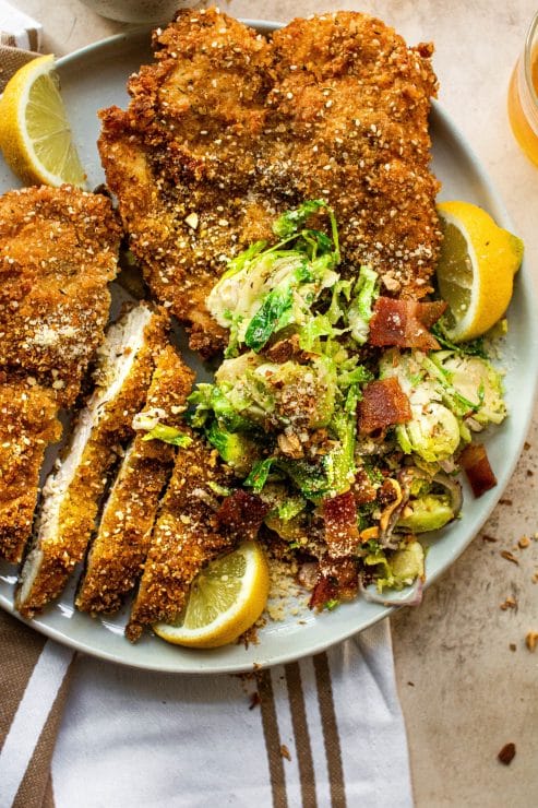 crispy chicken schnitzel