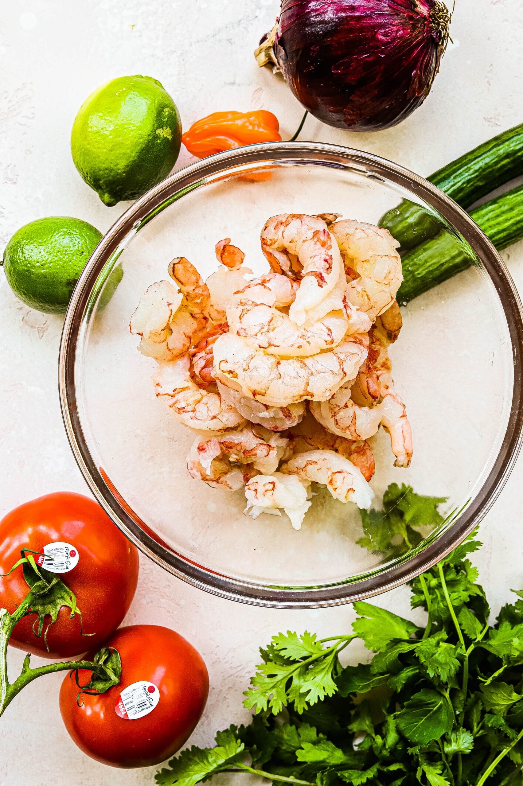 spicy shrimp ceviche