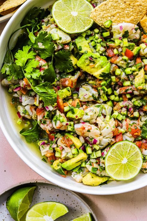 spicy shrimp ceviche