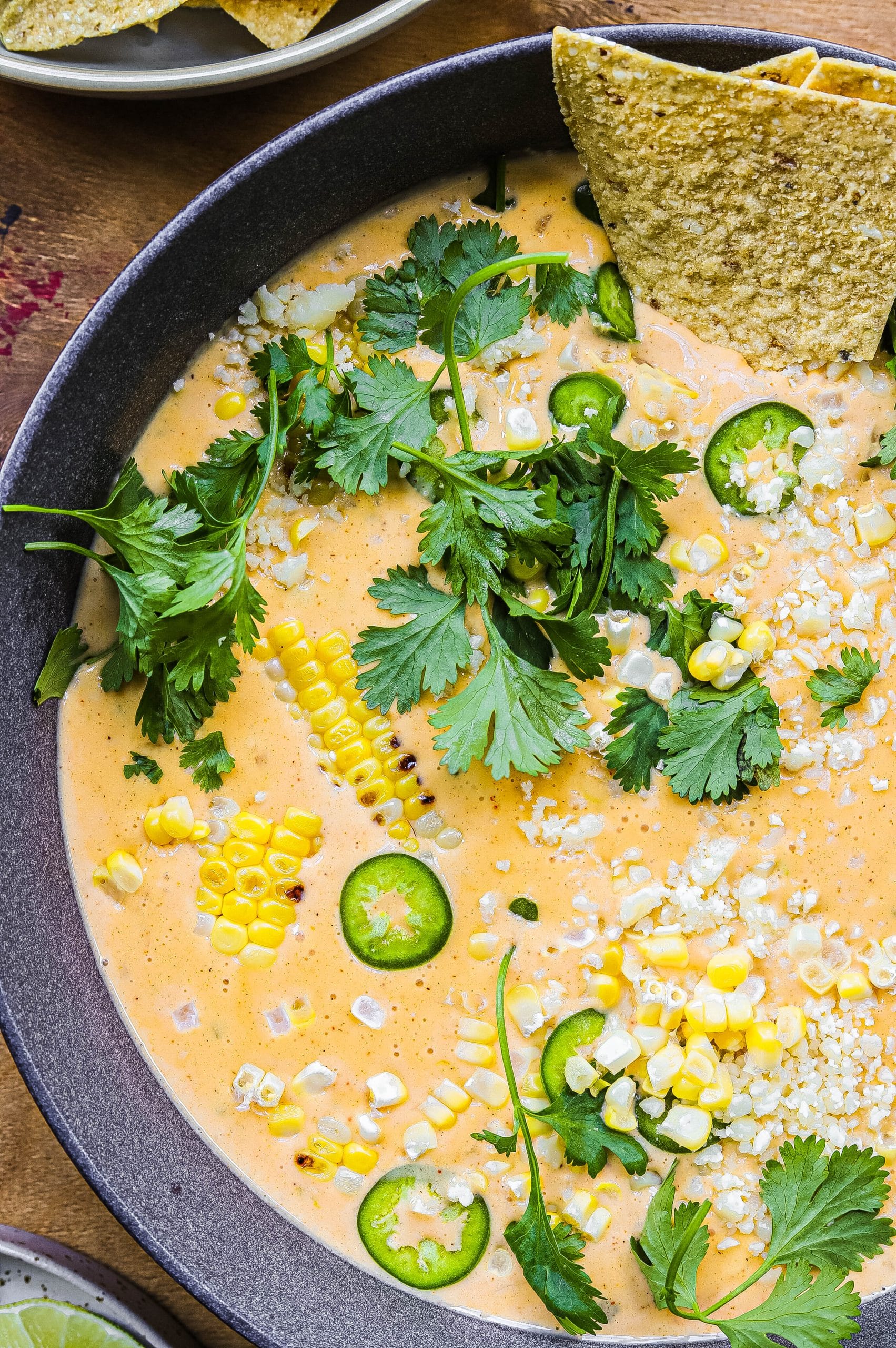 Elote Queso - Mexican Street Corn Dip | So Much Food