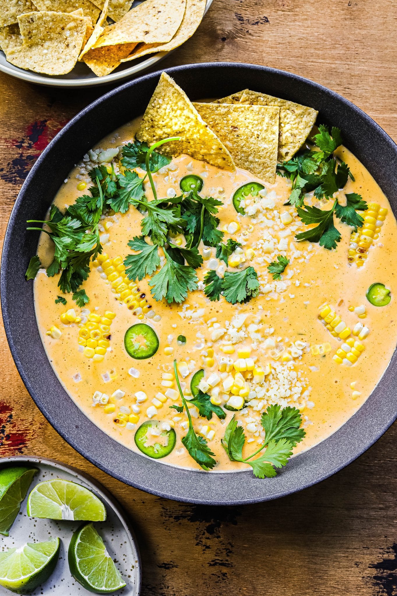 Elote Queso - Mexican Street Corn Dip | So Much Food