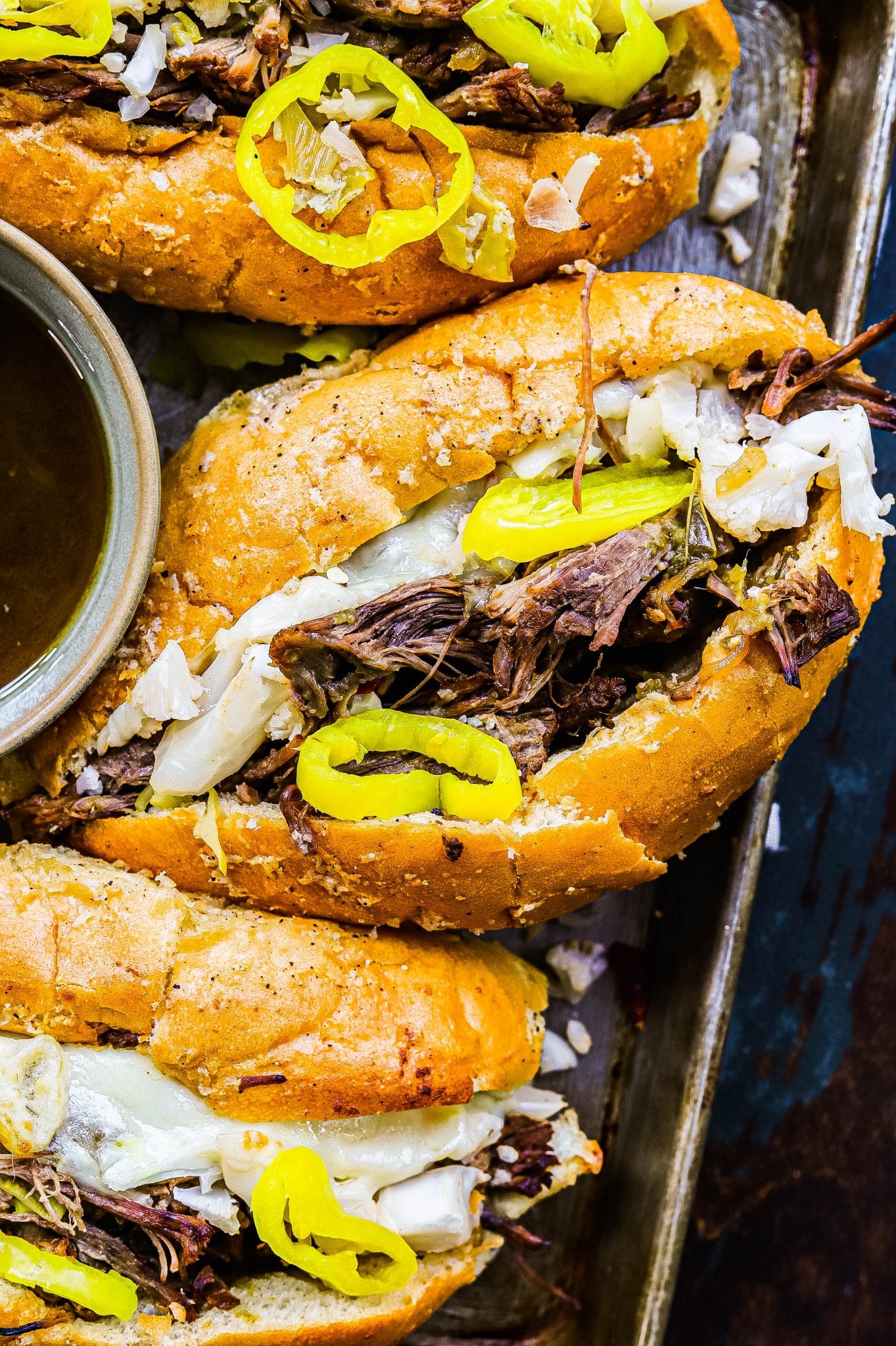 Italian beef sandwiches