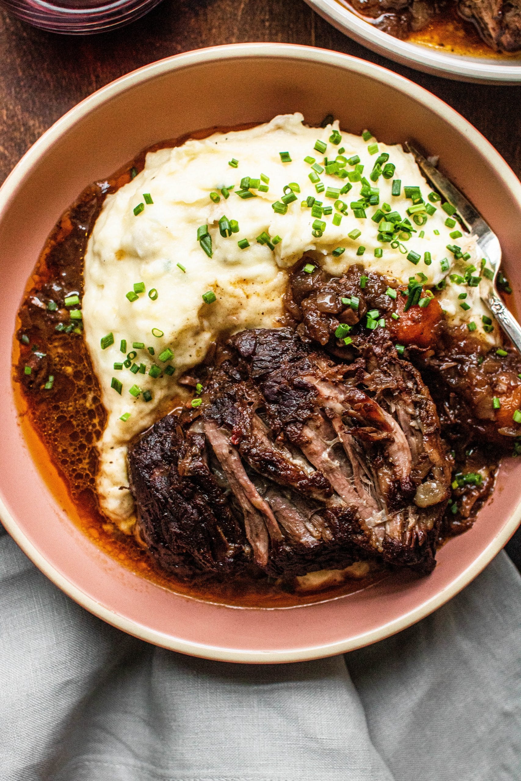 red wine braised beef