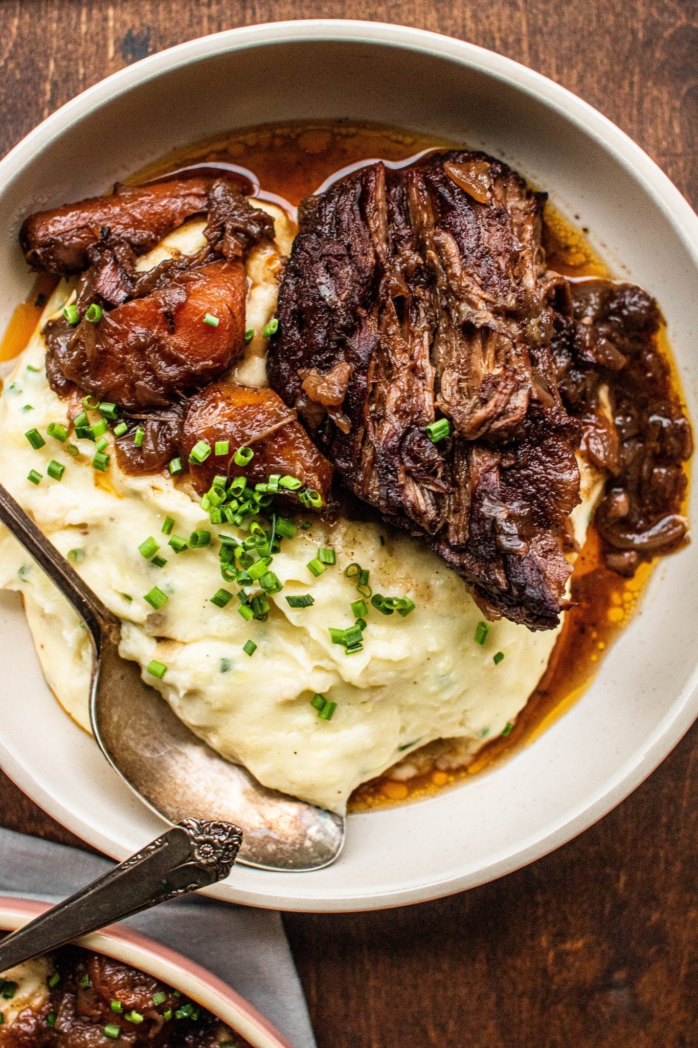 steak dinner with wine