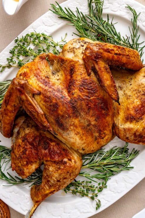 Dry Brined Thanksgiving Turkey