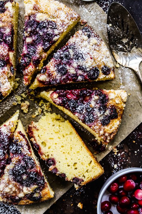 cranberry ricotta cake