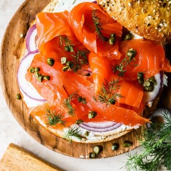 salmon gravlax