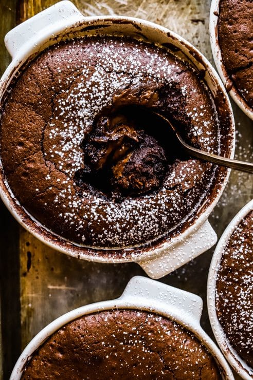 nutella chocolate lava cake