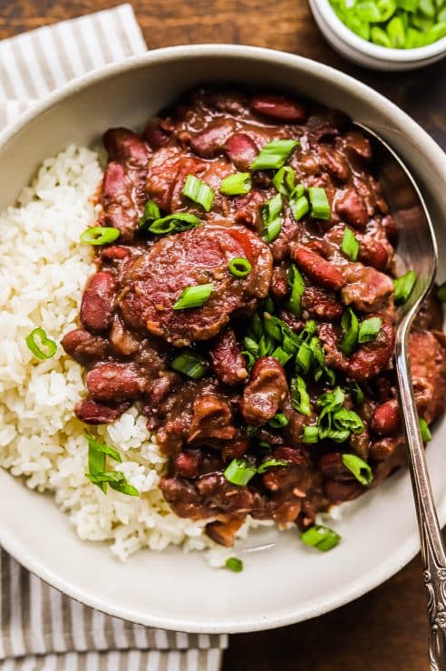 red beans and rice - 10 Cozy Dinner Ideas