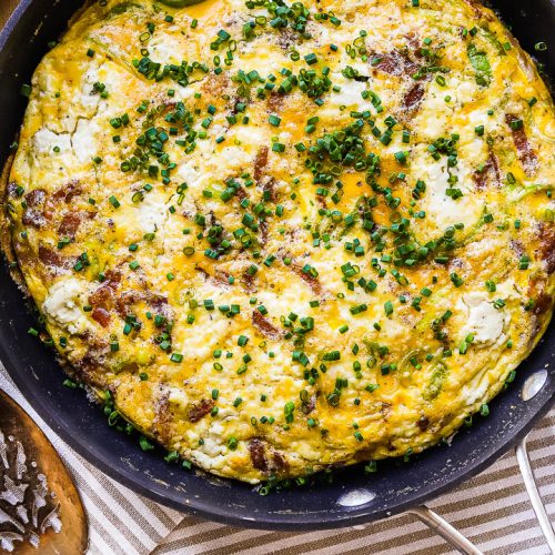 Bacon Leek Frittata | So Much Food