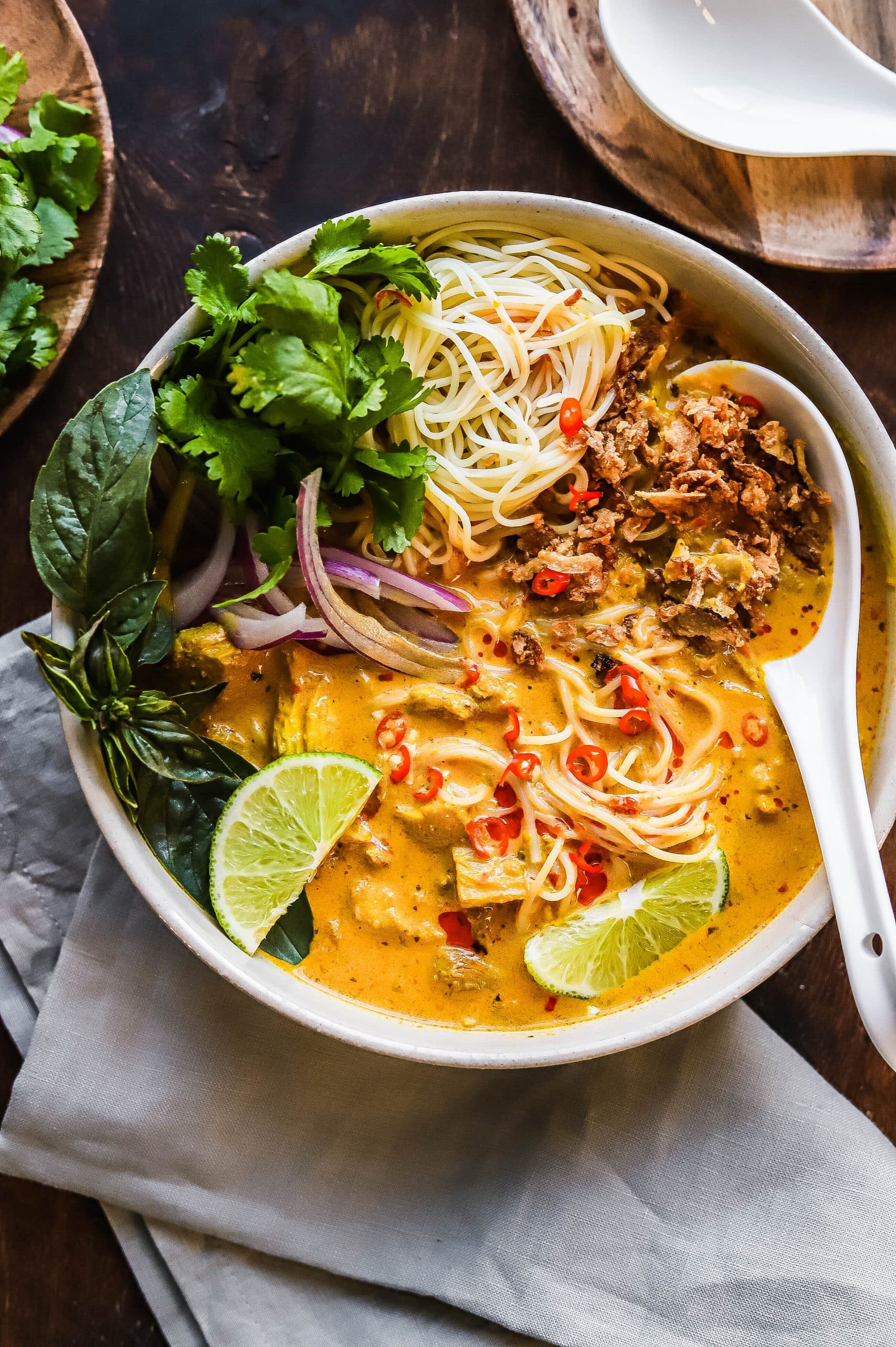 chicken curry noodle soup