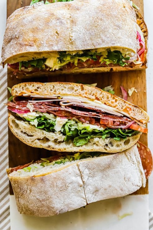 italian picnic sandwich - Father's Day recipes