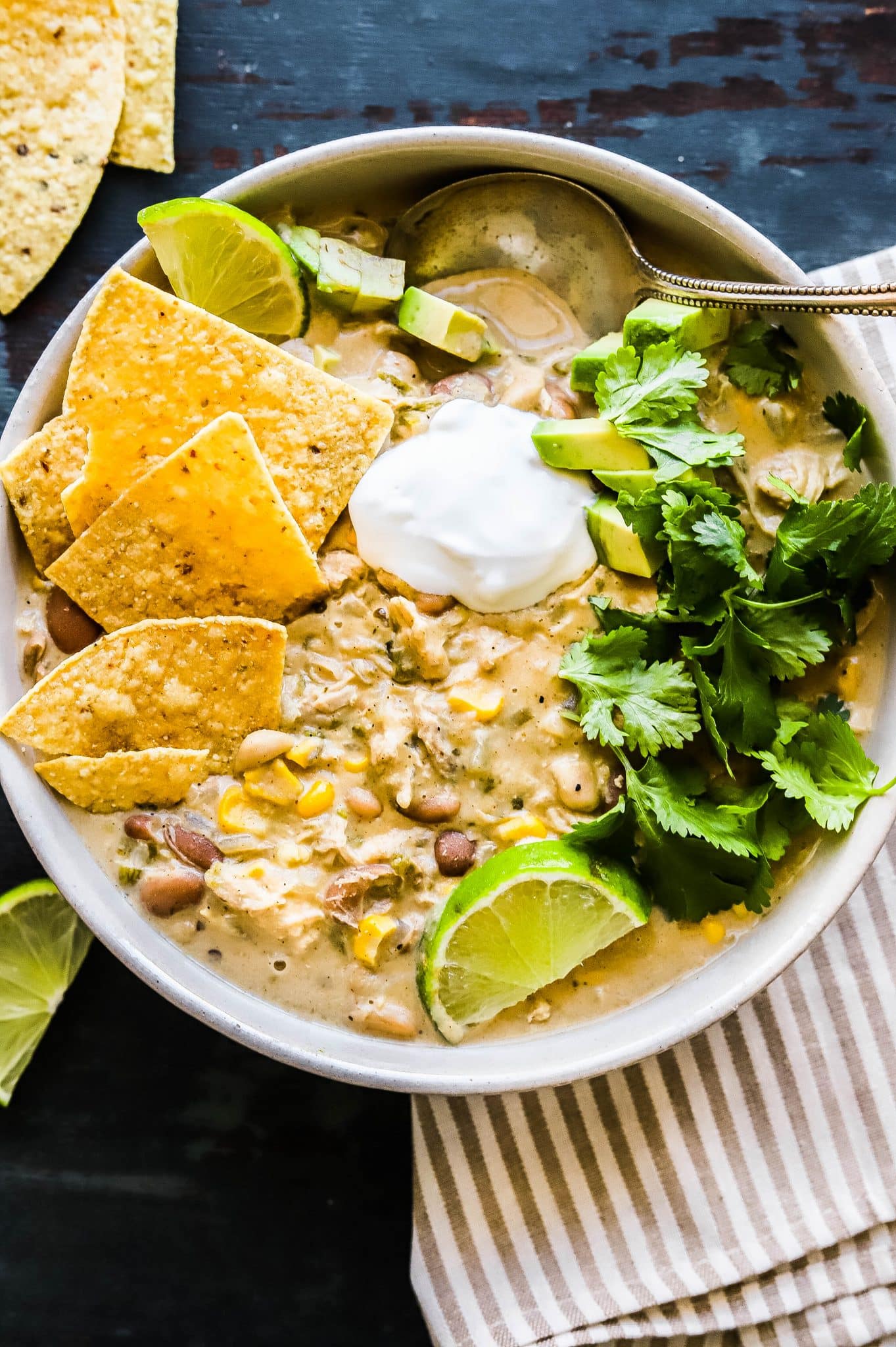 Creamy White Chicken Chili | So Much Food