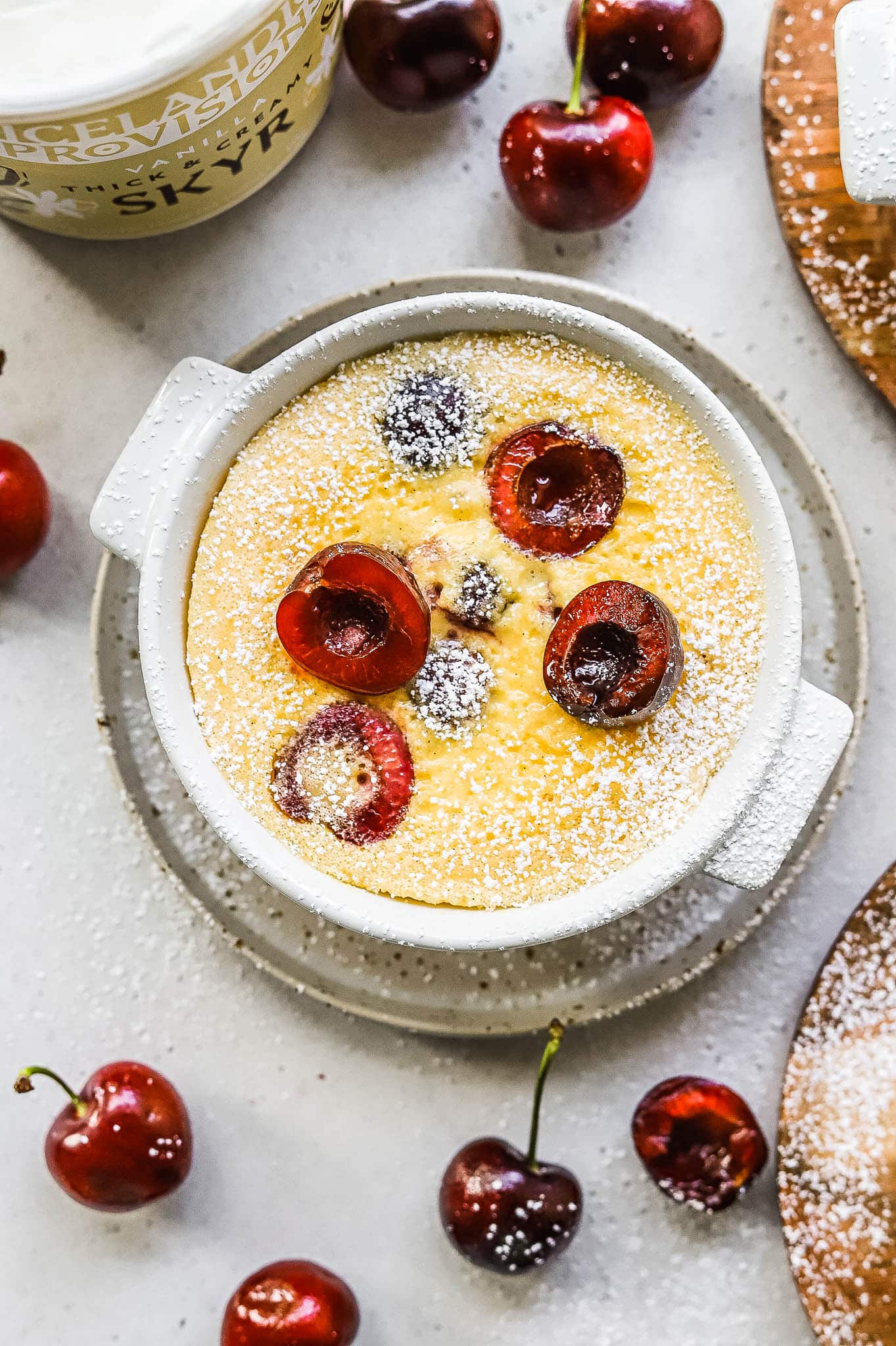 cherry clafoutis