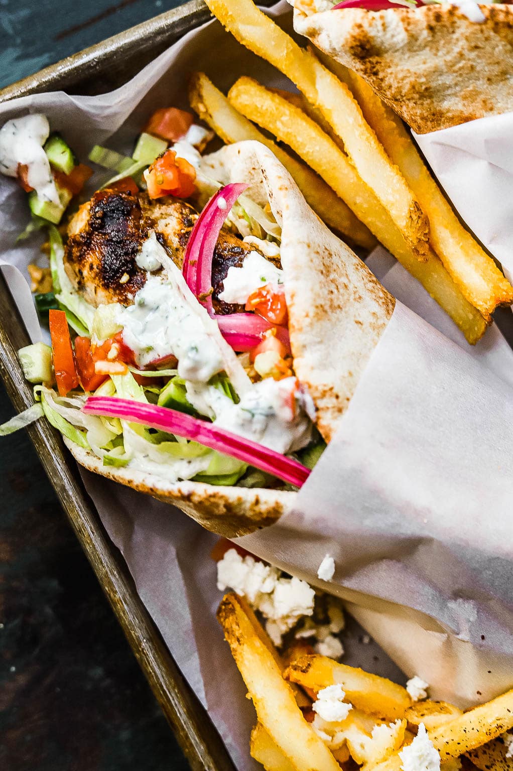 Quick Easy Greek Chicken Gyros Meal Prep Option So Much Food