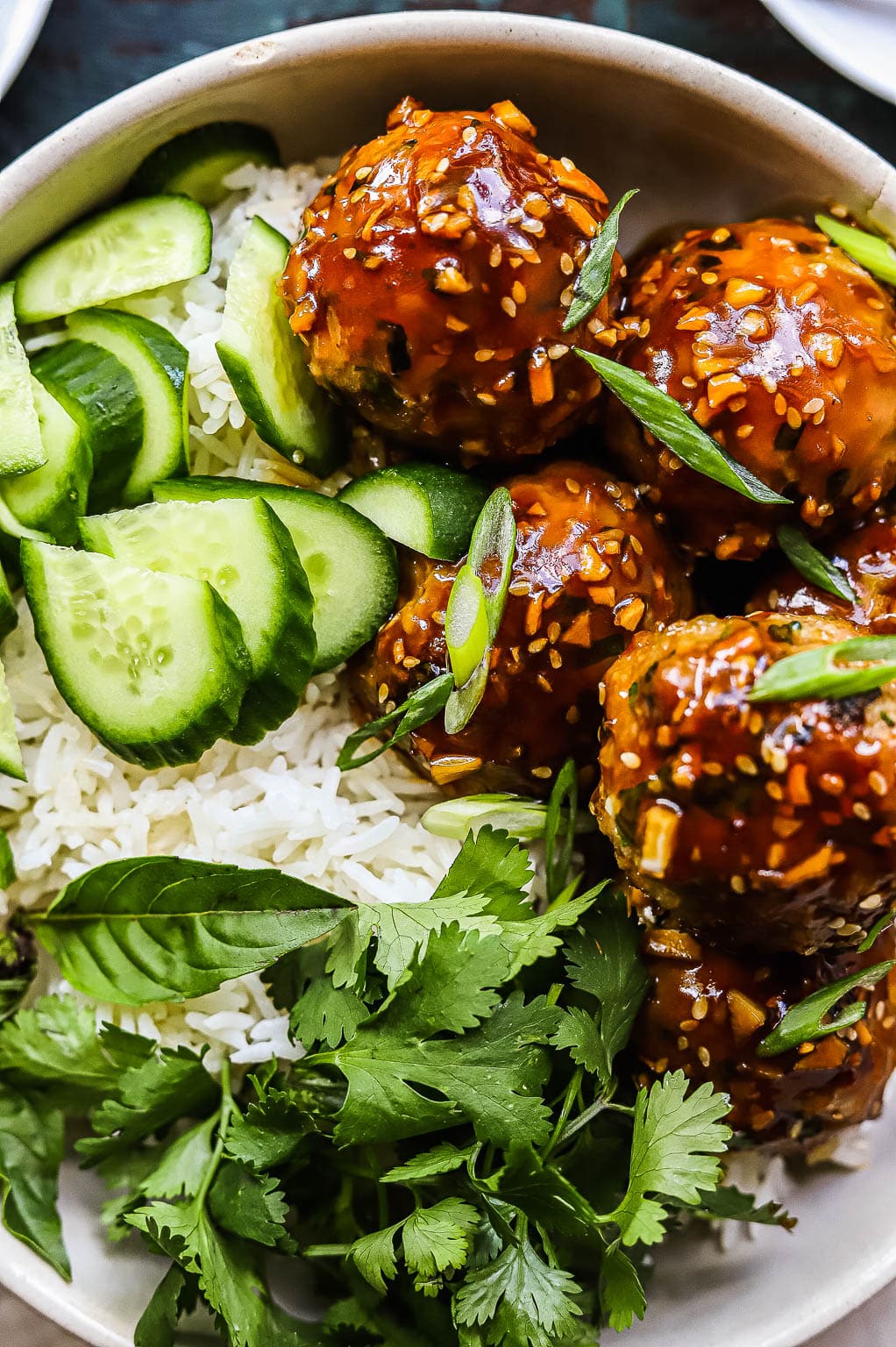 sesame ginger meatballs