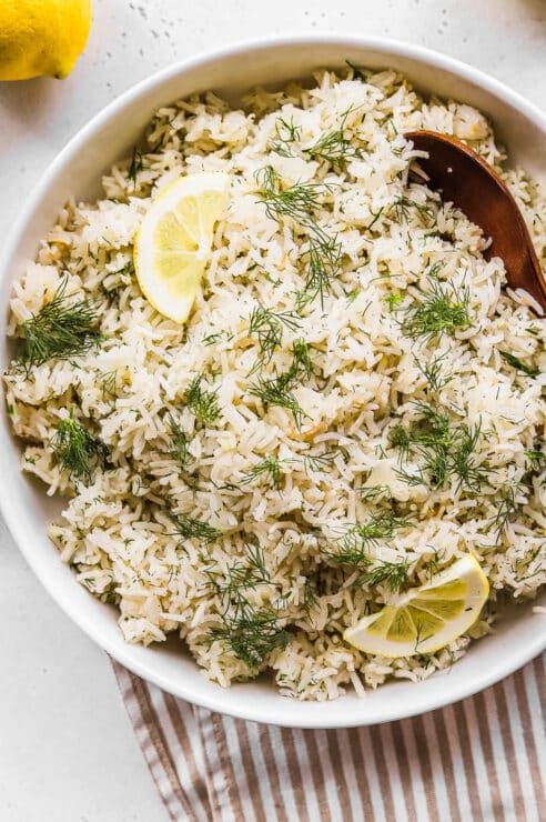 lemon dill rice