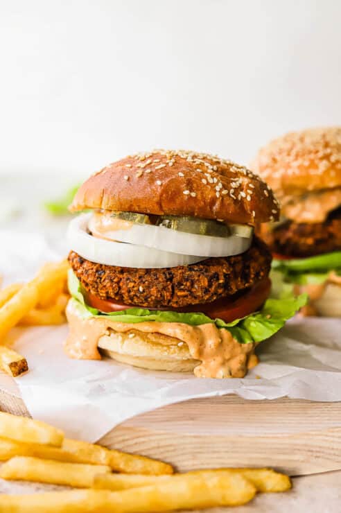 black bean walnut burgers