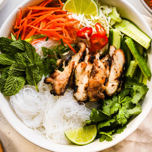 Vietnamese-Style Chicken Vermicelli Bowls | So Much Food