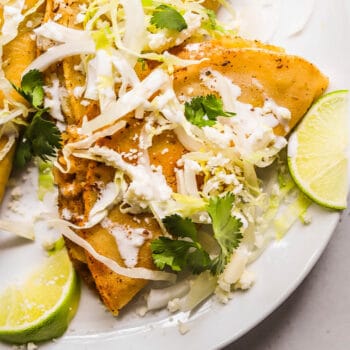 crispy potato tacos - Mexican recipes for Cinco de Mayo