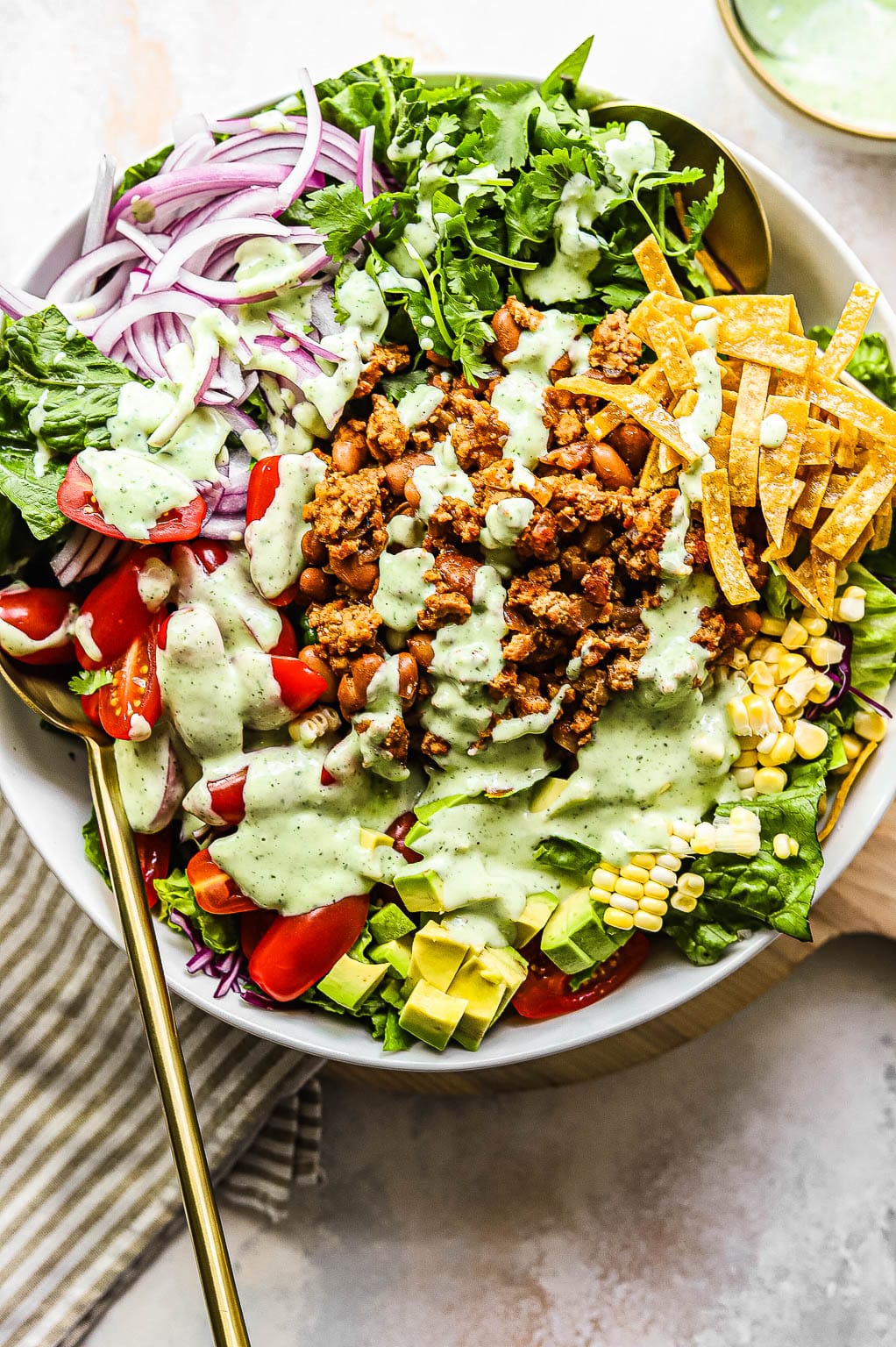 Turkey Taco Salad Meal Prep - Damn Delicious